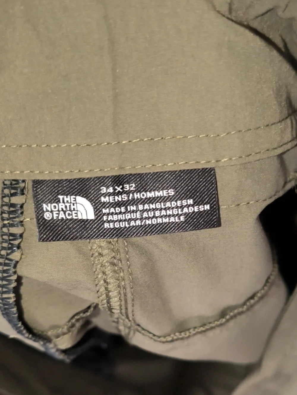 The North Face Exploration convertible zip off tapered utility trousers khaki